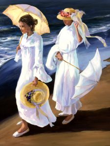 Niñas en la Playa